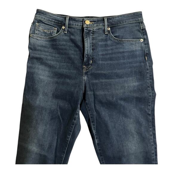 Revtown Jean 31L High Rise Skinny Dark Wash Denim Classic Casual Comfort Stretch - Picture 2 of 12